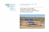 Design of Small Photovoltaic (Pv) Solar-powered Water Pump