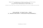Guide Fiscal de Lartisan Traditionnel2012