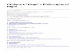 Marx Karl-Critique of Hegel's Philosophy of Right