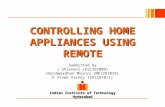 Controlling Home Appliances Using Remote