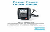 Power Focus 4000 Quick Guide