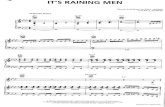 Its Raining Men Sheet Music