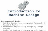 Introduction to Machine Design
