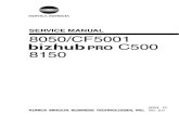 Bizhub PRO C500 C8150 - Service Manual