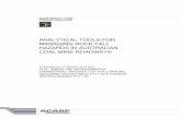 Analytical Tools for Managing Rock Fall Hazards in Australian Coal Mine Roadways