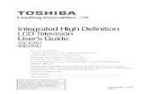 Toshiba 32c120u Owners Manual