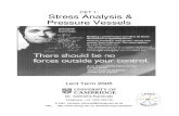 Pressure Vessel (Stress Analysis)
