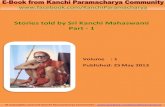 Kanchi Paramacharya Community - Stories Told by Sri Kanchi Mahaswami - eBook #1