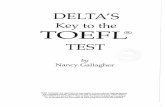 365 Delta s Key to the TOEFL Testbook Nancy Gallagher 1 3474