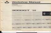Workshop Manual Chassis Supplement Mitsubishi 3000 GT 1998 Euro