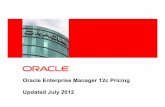 EM12c Pricing - July 2012