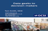 Why data geeks don't make decisions with Tom Smith