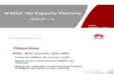 WiMAX 16e Capacity Planning V1.0