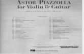 Astor Piazzolla for Violin and Guitar, Arr Ian Murphy