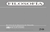 Revista de Filosfia 20