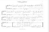 Take a Bow by Rihanna Complete Piano Sheet