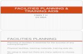Facilities Planning & Training Aids