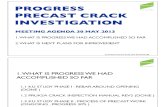Progress Crack Investigation Precast by Mr Narate Meksook