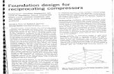 Foundation Design for Reciprocating Compressors (Arya, Drewyer, Pincus)