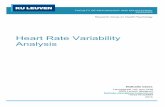 Heartrate Variability Analysis