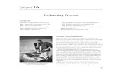Chapter 16 Estimating Process