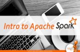 Intro to Apache Spark