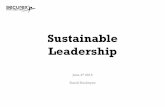 #hrindezorg2015 : 00 : Duurzaam leiderschap. Een essentieel element in het realiseren van organisatiedoelen.