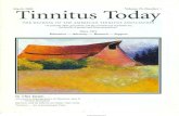 Tinnitus Today March 2000 Vol 25, No 1
