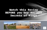Ancient secrets of kings review