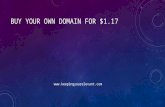 How to buy domain for 1.17