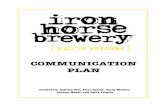 Iron Horse Brewery Communication Plan