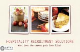 Hospitality recruitment solutions