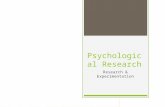 2. psychological research