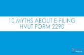 10 myths about e filing form 2290 - express trucktax