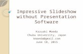 Impressive Slideshow without Presentation Software