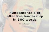 Fundamentals Of Effective Leadership, Version 2.0, 20101204