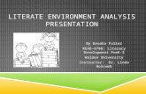 Literate Environment Analysis B. Fuller
