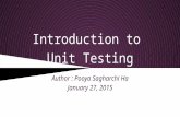 Unit testing