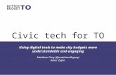 Civic tech tools for better city budgets