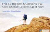 The 50 Biggest Questions that Keep Change Leaders Up at Night