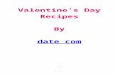 Valentine recipes
