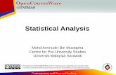 Ocw Statistical Analysis