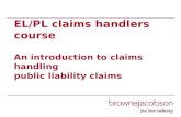 EL PL claims handling course - public liability