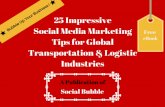 25 impressive social media marketing tips for global transportation & logistic industries