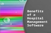 Benefits of hospital management software