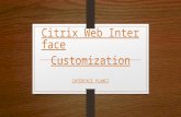 Citrix web interface