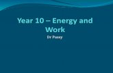 Yr10 - energy and work