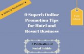 9 superb online promotion tips for hotel and resort business