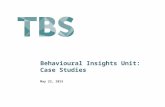 Case Study: Behavioral Insights Unit