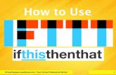 How to Use IFTTT and Connect the apps you Love
